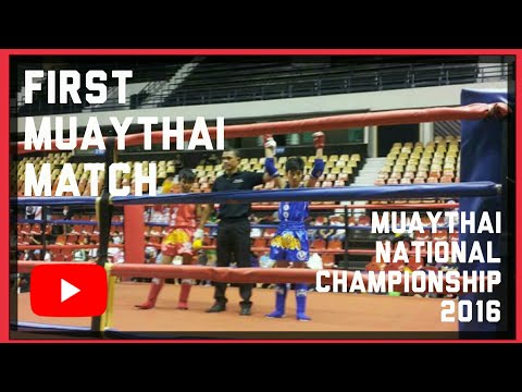 Jon Ernes Espada- First Muaythai fight against F. Baclili of Mt. Province