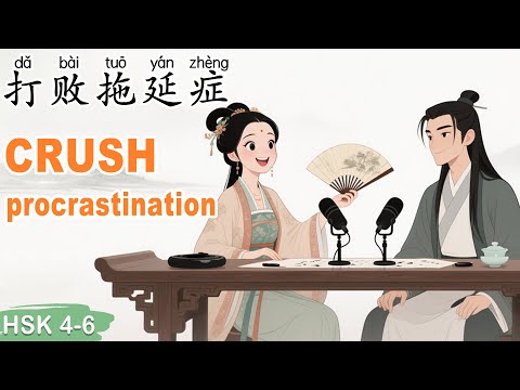 HSK 4–6｜How to Overcome Procrastination and Learn Chinese Effectively! #learnchinese