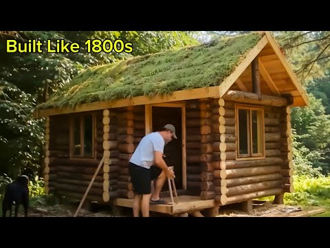 Escaping Society: Building a Log Cabin by Hand
