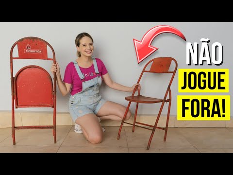 Come see what to do with OLD CHAIRS! YOU WON'T BELIEVE THE RESULT! FROM TRASH TO TREASURE