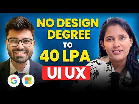No Design Degree to 40 LPA in UI UX Designing | How to Crack Google, Microsoft | Vivek Dubey