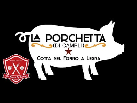 (Campli's) Porchetta Cooked in a wood oven