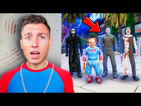 Ich BESCHÜTZE mein HAUS vor HALLOWEEN MONSTERN in GTA 5! 👻🔪