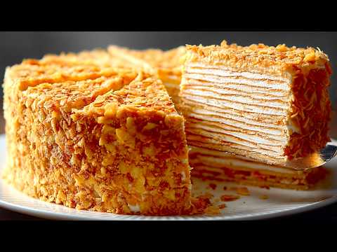 More delicious than Napoleon cake!  Crispy, with delicate cream!