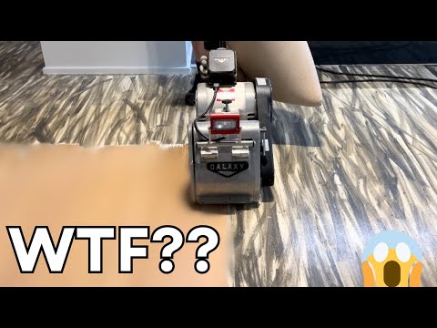 This floor was CRAZY! 😱 | Hardwood Floors Restoration