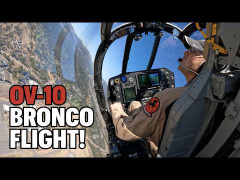 OV-10 Bronco Flight Over The Sierra Nevada