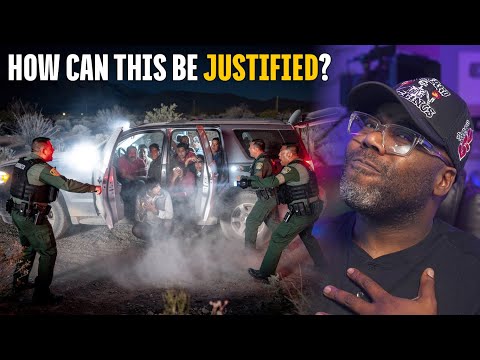 Border Patrol Closes In as Group Scatters Near U.S.–Mexico Border