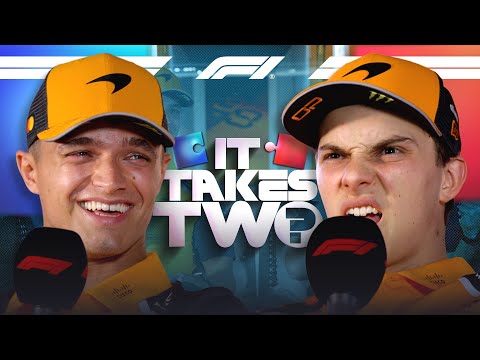 Lando Norris & Oscar Piastri Take On TOUGH Trivia Challenge | It Takes Two