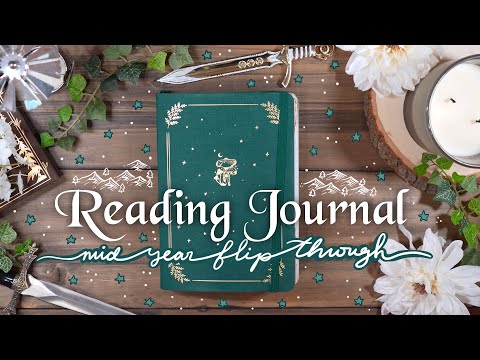 mid year reading journal flip through 🍃 2025