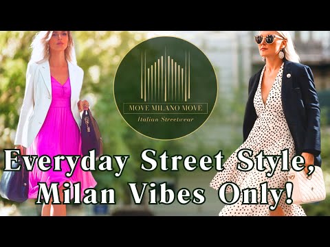 Milan Spring Street Style 🇮🇹: May Italian Casual Fashion Trends Ideas