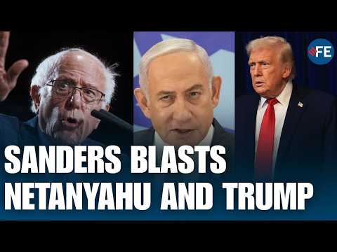 Sanders Delivers Fierce Rebuke to Netanyahu and Trump in Explosive Speech | US NEWS