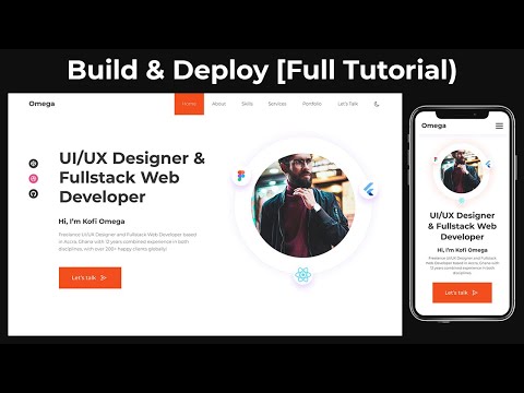 Complete Responsive Personal Portfolio Website using HTML CSS & JavaScript (Full Tutorial)