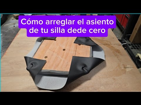 Tapicería para aficionados  Como reparar tu SILLA DE COMEDEDOR
