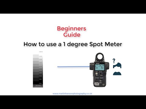 I Degree Spot Meter, beginners tutorial, part 1