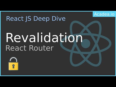 Ep28 - Revalidation | React Router Data API