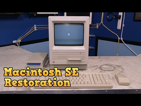Macintosh SE Restoration and SD-2-SCSI upgrade
