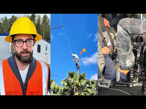 Collection of videos of workers working | smart, funny in the 4.5 era ✔😲!