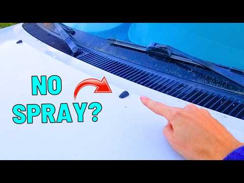 Windshield Wiper Fluid Not Spraying or Spraying Weak? EVERY Reason Why & How To Fix Each Problem