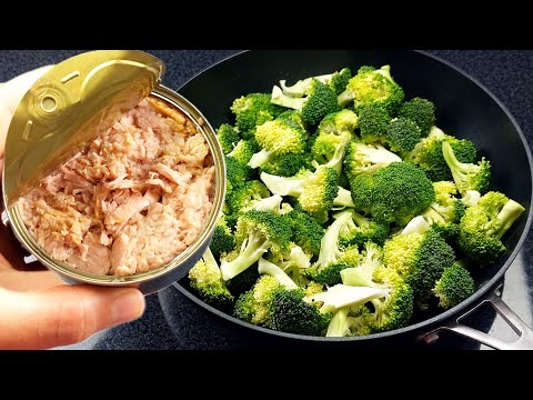 ¿Tienes brócoli y atún enlatado en casa? Receta deliciosa, saludable ¡cena barata sin horno!