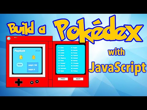 Build a Pokédex REPLICA with Vanilla JavaScript and the PokéAPI (Pokémon API)