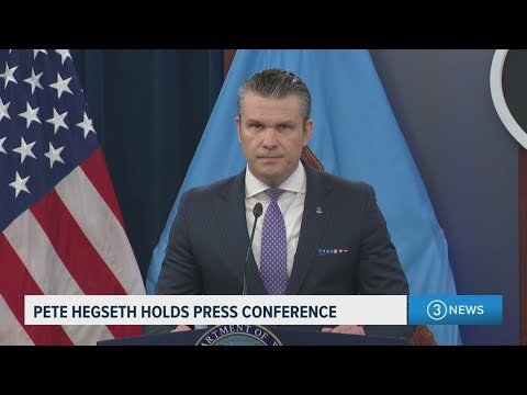 'Operation Epic Fury' full press conference: Pete Hegseth gives update on war with Iran