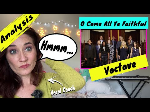 Vocal Coach Reacts to Voctave - O Come All Ye Faithful | WOW! They were...