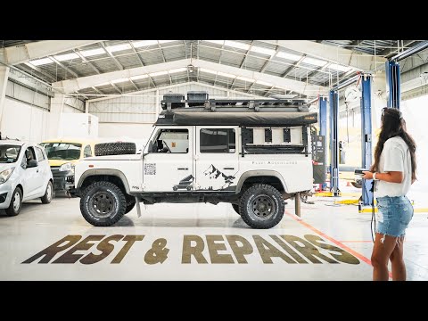 New Shoes for the Defender, After 75,000 km — And a Much-Needed Break for Us