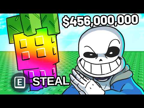 If SANS played ROBLOX GROW A GARDEN (Animation)