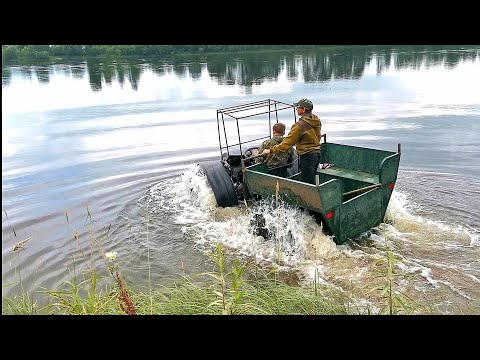 Подписчик подарил КАРАКАТ. Первые испытания вездехода.