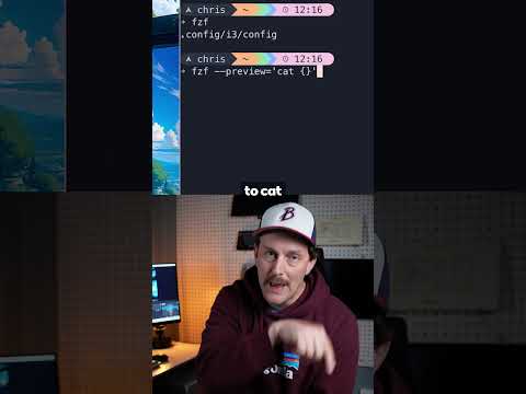 Linux commands you NEED to know! FZF && cat