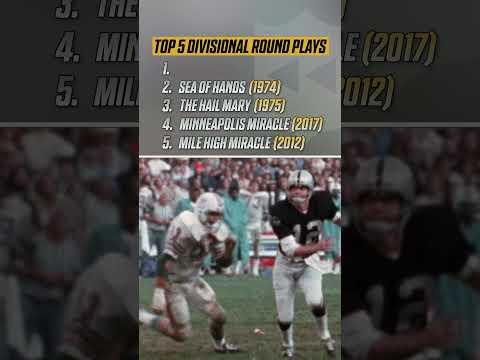 What was the best Divisional round game ever?