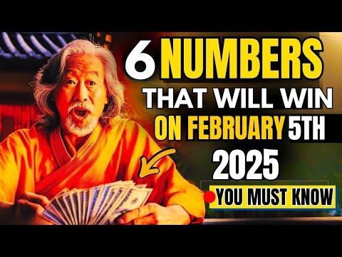 "6 Hot Lucky Numbers to FOCUS and GET RICH on Wednesday, February 5th, 2025 🌟 | Buddhist Philosophy"