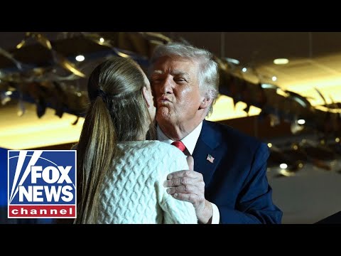 ‘Come on up, Donna!’: Trump brings Americans who benefited from economic policies on stage