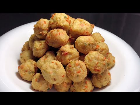 廚師教你：【炸豆腐丸子】的家常做法，講解詳細，外酥里嫩下酒又下飯！Fried Tofu Meatballs