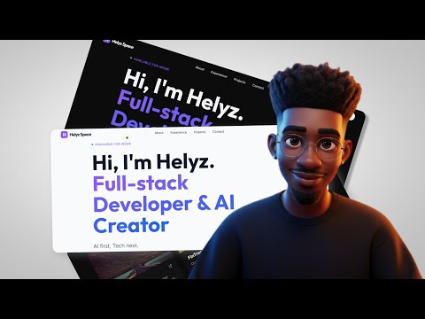 How to Build a STUNNING Modern Portfolio Website in Under 10 Minutes Using FREE AI