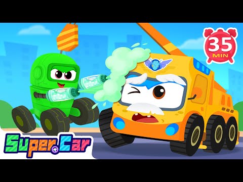 變老的超級汽車🚗⏳ + 更多汽車兒歌🎵 | 交通工具🚗 | 熱門TOP🔥 | 兒歌🎶 | 動畫📺 | 超級汽車兒歌🚙 | 超級汽車
