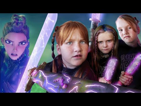 KPOP PARTY HUNTERS!!  Adley & Friends save the Golden Barrier! Song & Dance Battle vs Faja Saja Boys