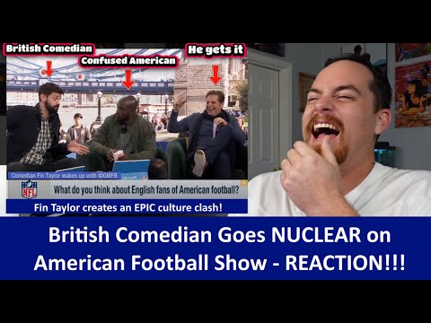 American Reacts British Comedian Confuses Americans - Fin Taylor on Good Morning Football REACTION!
