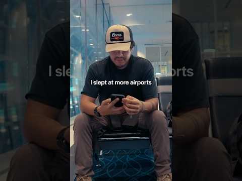 What to do when you sleep at airports 😅 #traveling #airporthacks #travelhacks #airport