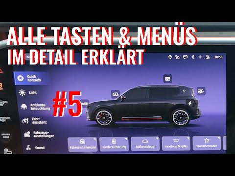 Alle Tasten  & Menüs erklärt – Smart #5 Brabus Infotainment & Navigation | Vollständige Übersicht