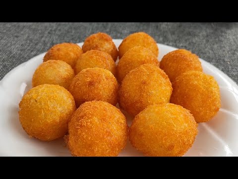 土豆做的丸子，居然这么酥脆好吃，比大鱼大肉都香，太诱人了