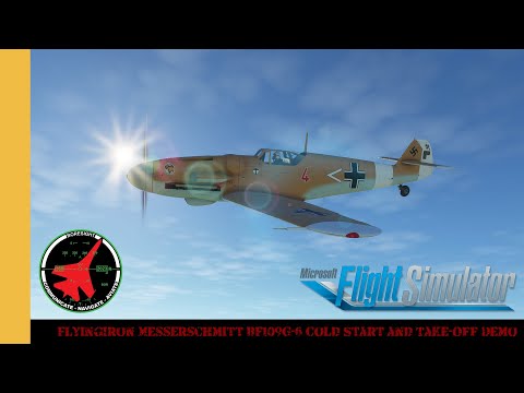 FlyingIron Messerschmitt BF109G-6 Cold Start and Take-Off Demo | MSFS | Microsoft Flight Simulator