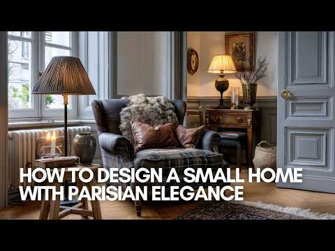 How to Design a Small Home with Parisian Elegance No Expensive Renovation!
