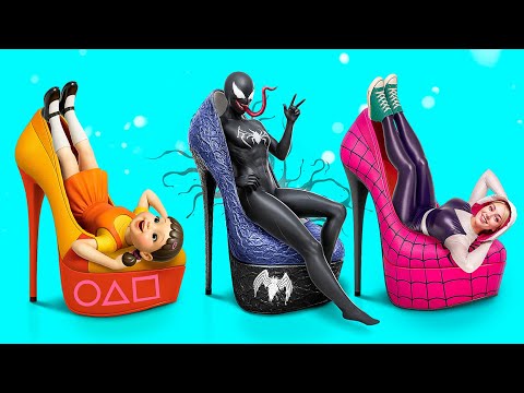 A Venom Girl beleszeret  Pókemberbe! Spider Gwentől  Venomig