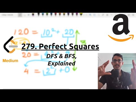 Perfect Squares | DFS & BFS Solution Explained