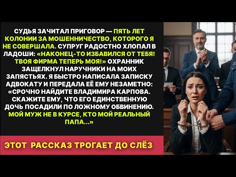 Муж посадил меня в тюрьму и забрал мой бизнес, но он не знал кто мой отец
