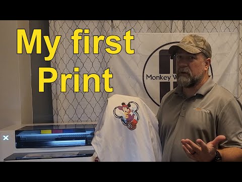 First Prints with the xTool Apparel Printer! | My First DTF Print Results