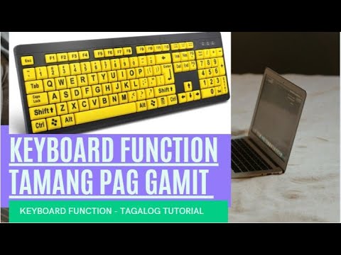 KEYBOARD FUNCTION - TAMANG PAG GAMIT NG KEYS NG KEYBOARD | PINOYTUTORIAL