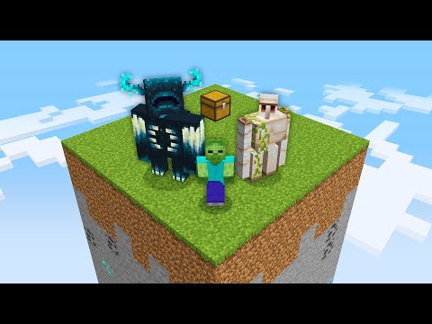 Minecraft One Chunk, but we Shapeshift every minute...