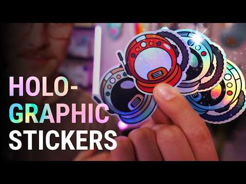 DIY Holographic Stickers 🌟